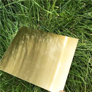 Tấm inox vàng champagne