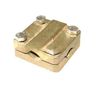 Kẹp cáp đồng 4 ngã cho hệ thống chống sét (4 vít) - Việt Nam