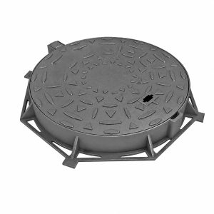 Nắp cống tròn có bản lề bằng gang dẻo MC28
